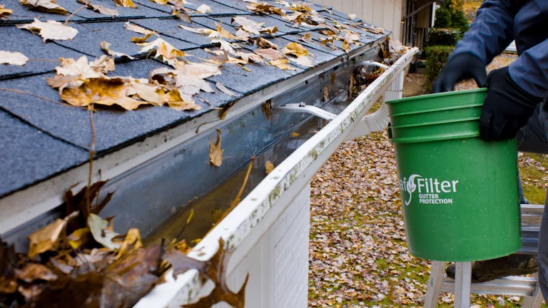 Before LeafFilter Installation