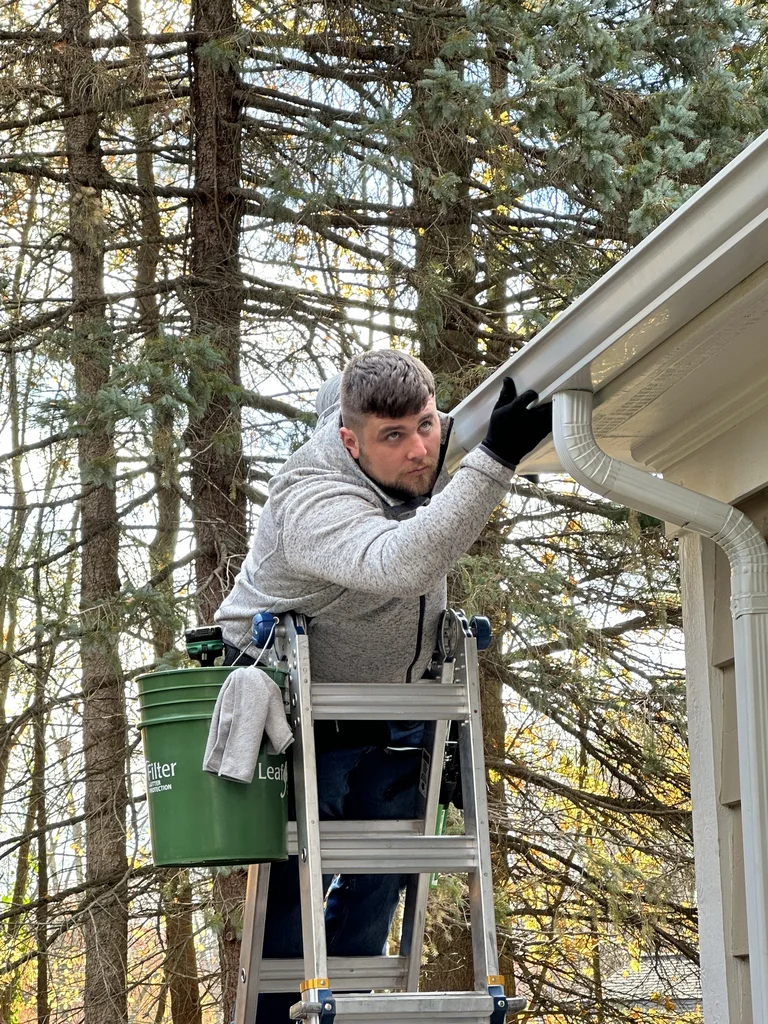 Professional gutter installation process in Akron