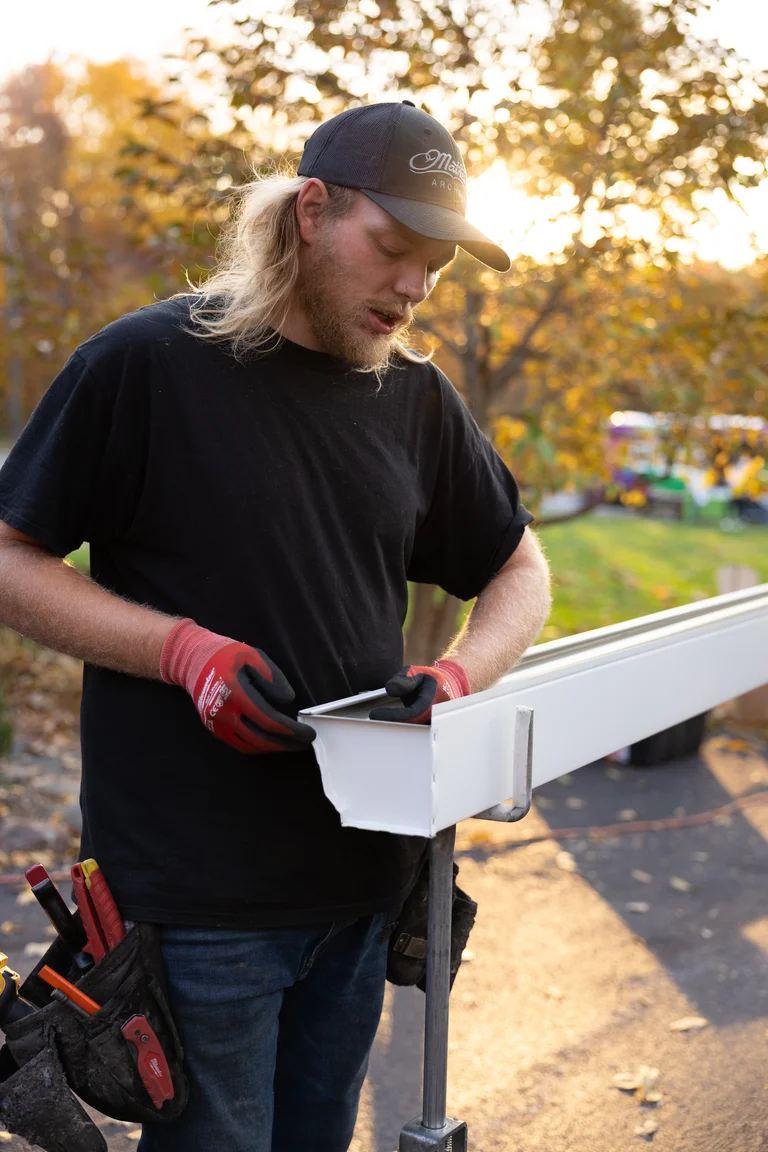 Professional gutter installation process in Little Rock